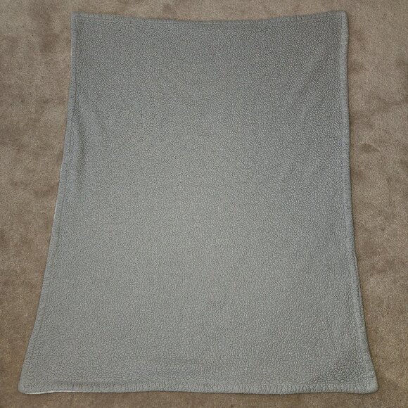 Forever Baby Giraffe Fleece Baby Blanket Pink Gray Hearts 29x38 - Picture 5 of 5